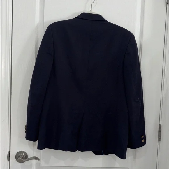 Lord & Taylor boys Navy Blazer with Gold Buttons size 14 - Picture 5 of 6